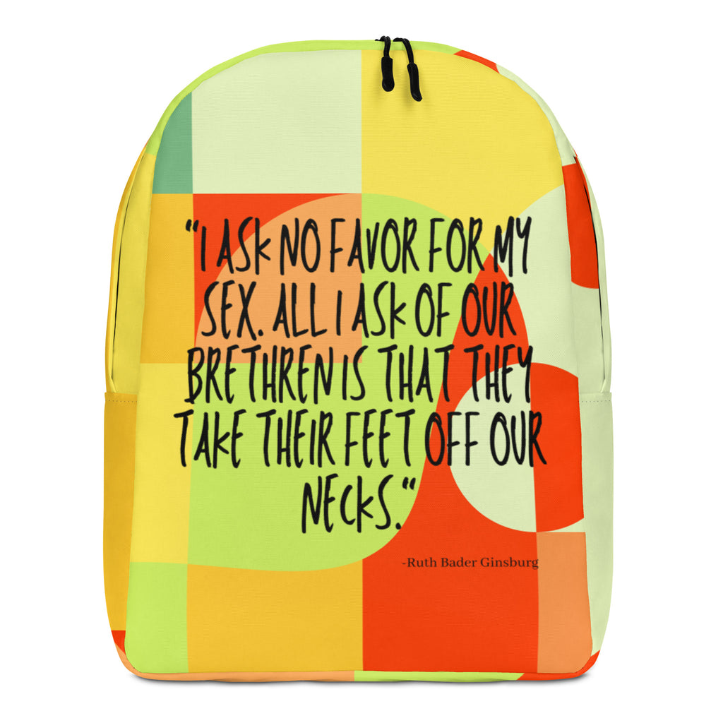  No Favor For My Sex Minimalist Backpack by Queer In The World Originals sold by Queer In The World: The Shop - LGBT Merch Fashion