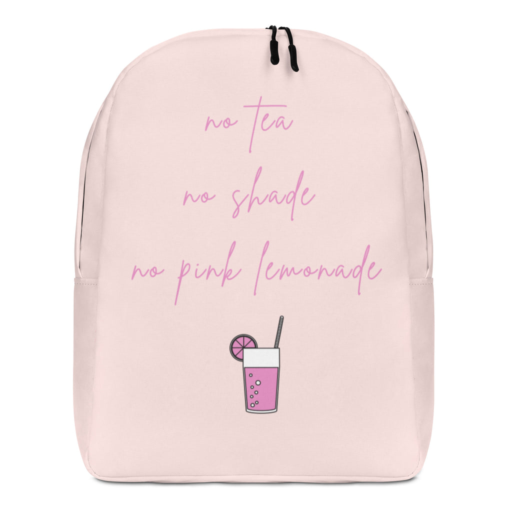  No Tea No Shade No Pink Lemonade Minimalist Backpack by Printful sold by Queer In The World: The Shop - LGBT Merch Fashion