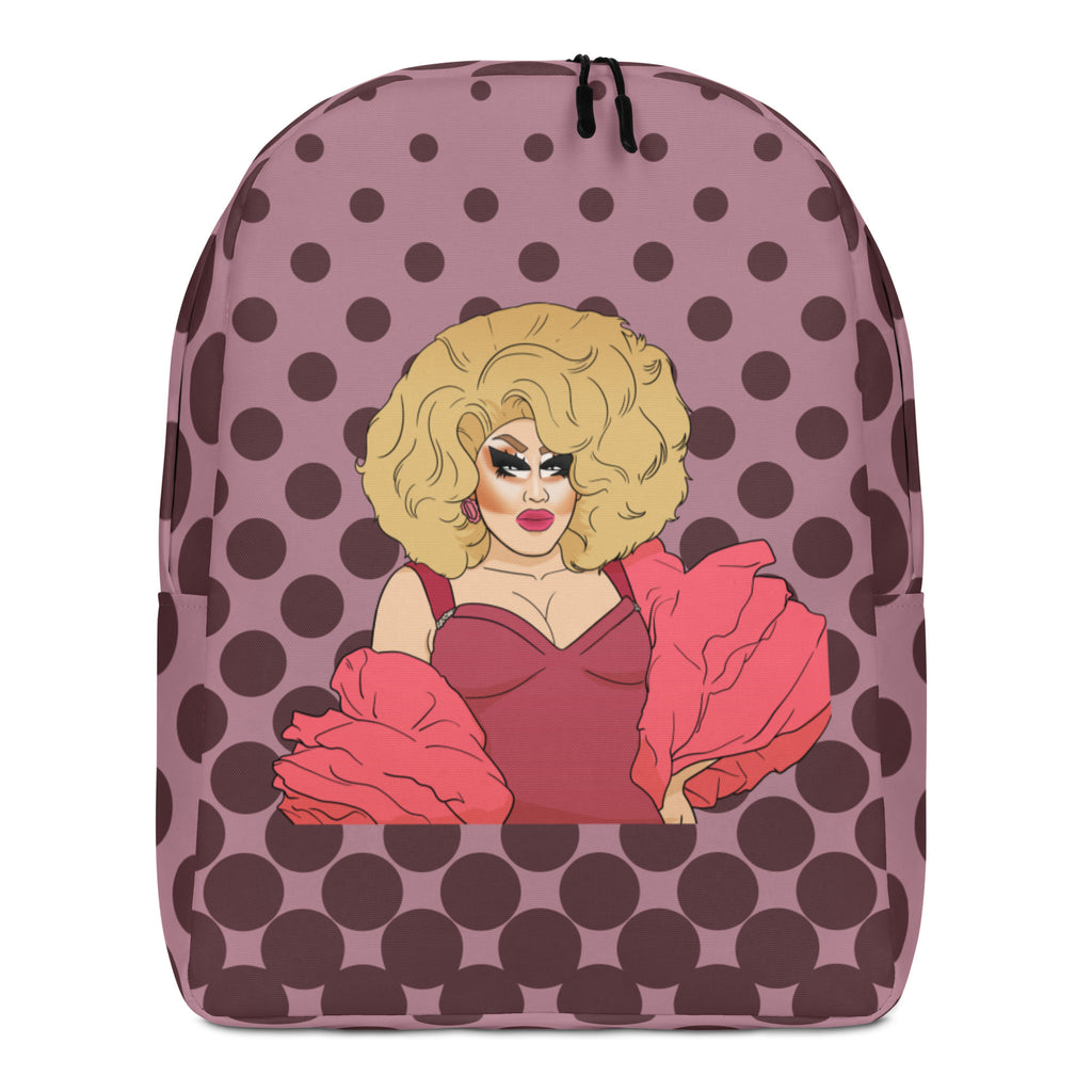  Sassy Trixie Mattel Minimalist Backpack by Queer In The World Originals sold by Queer In The World: The Shop - LGBT Merch Fashion