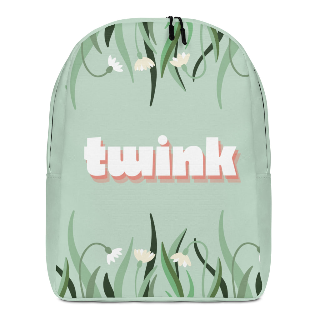  Twink Minimalist Backpack by Queer In The World Originals sold by Queer In The World: The Shop - LGBT Merch Fashion