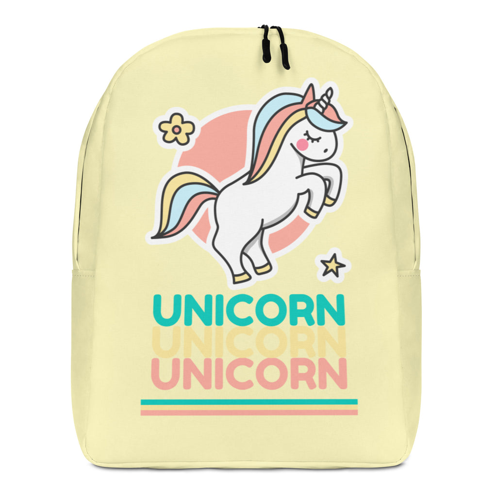  Unicorn Unicorn Unicorn Minimalist Backpack by Queer In The World Originals sold by Queer In The World: The Shop - LGBT Merch Fashion