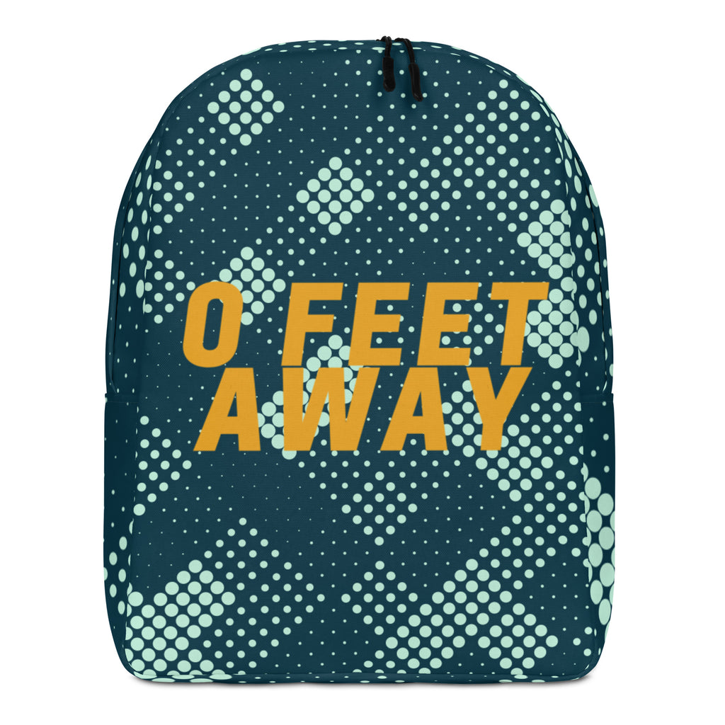  Zero Feet Away Grindr Minimalist Backpack by Queer In The World Originals sold by Queer In The World: The Shop - LGBT Merch Fashion