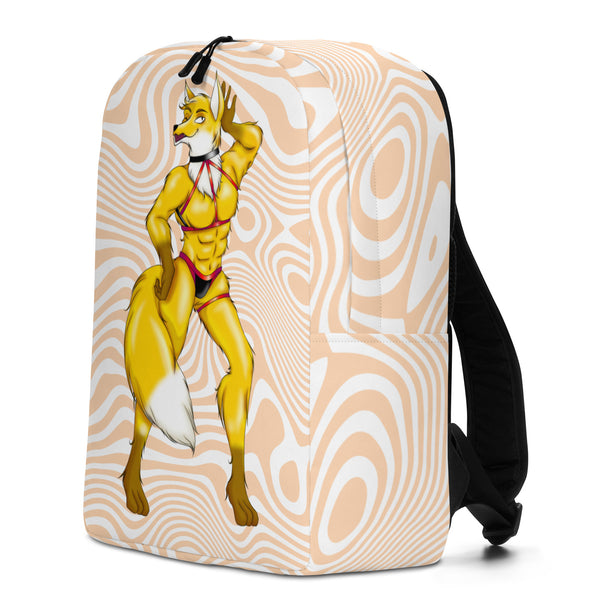  Hot Gay Furry Minimalist Backpack by Queer In The World Originals sold by Queer In The World: The Shop - LGBT Merch Fashion