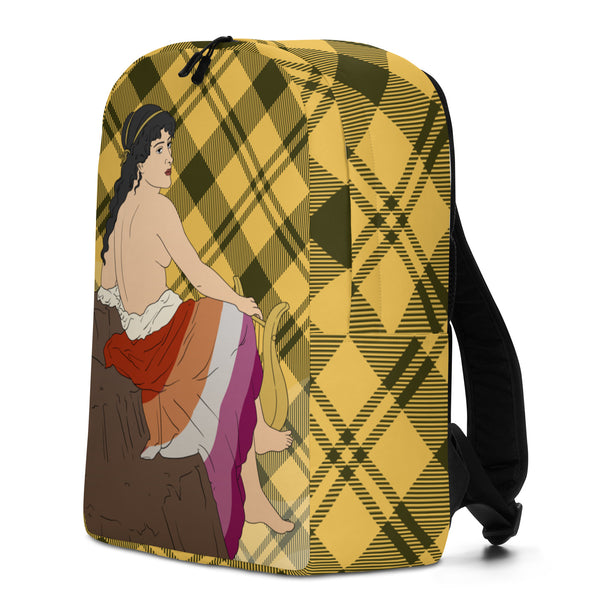  Sappho of Lesbos Minimalist Backpack by Queer In The World Originals sold by Queer In The World: The Shop - LGBT Merch Fashion