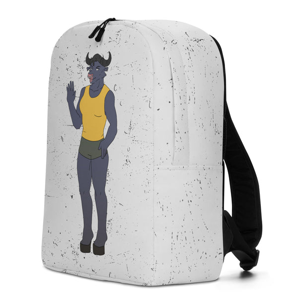  Bull Dyke  Minimalist Backpack by Queer In The World Originals sold by Queer In The World: The Shop - LGBT Merch Fashion