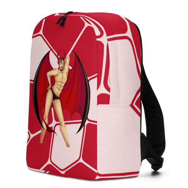  Gay Devil Minimalist Backpack by Queer In The World Originals sold by Queer In The World: The Shop - LGBT Merch Fashion