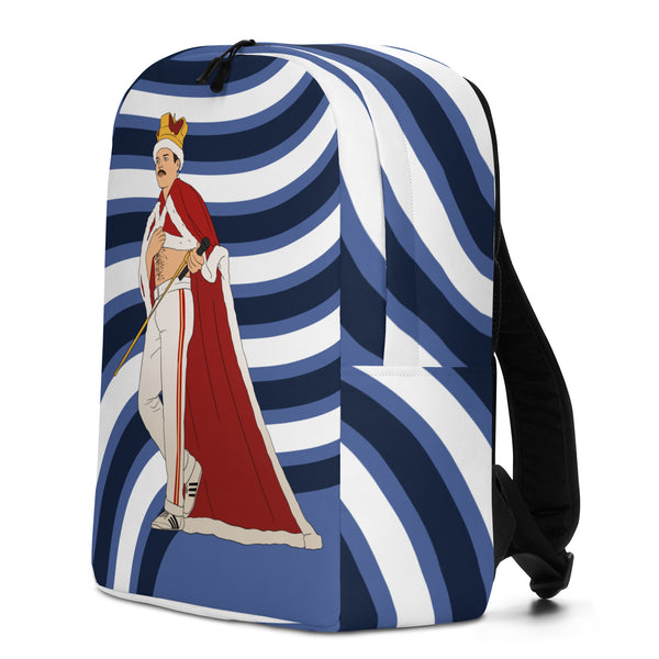  Queen Freddy Mercury Minimalist Backpack by Queer In The World Originals sold by Queer In The World: The Shop - LGBT Merch Fashion