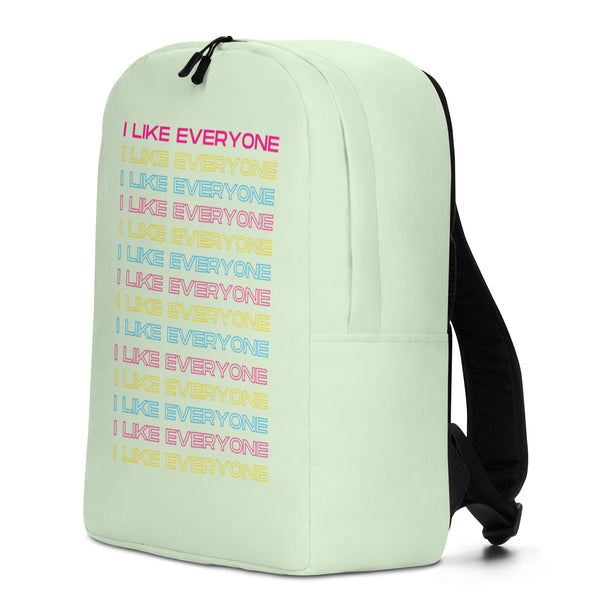  I Like Everyone Minimalist Backpack by Queer In The World Originals sold by Queer In The World: The Shop - LGBT Merch Fashion