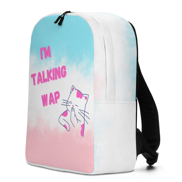  I'm Talking WAP!  Minimalist Backpack by Queer In The World Originals sold by Queer In The World: The Shop - LGBT Merch Fashion