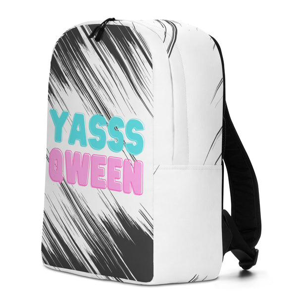  Yasss Qween Minimalist Backpack by Queer In The World Originals sold by Queer In The World: The Shop - LGBT Merch Fashion