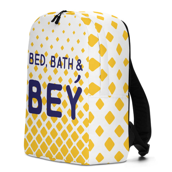  Bed, Bath & Bey Minimalist Backpack by Queer In The World Originals sold by Queer In The World: The Shop - LGBT Merch Fashion