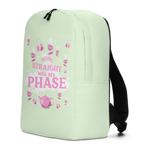  Being Straight Was My Phase Minimalist Backpack by Queer In The World Originals sold by Queer In The World: The Shop - LGBT Merch Fashion