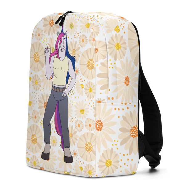  Bisexual Unicorn Minimalist Backpack by Queer In The World Originals sold by Queer In The World: The Shop - LGBT Merch Fashion