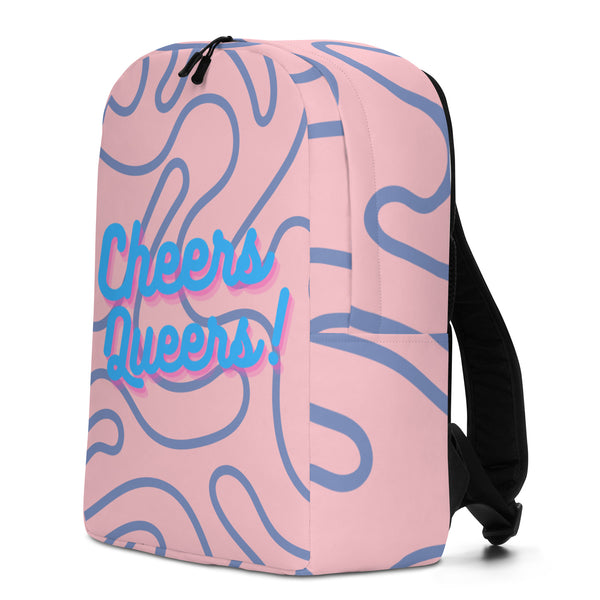  Cheers Queers! Minimalist Backpack by Queer In The World Originals sold by Queer In The World: The Shop - LGBT Merch Fashion