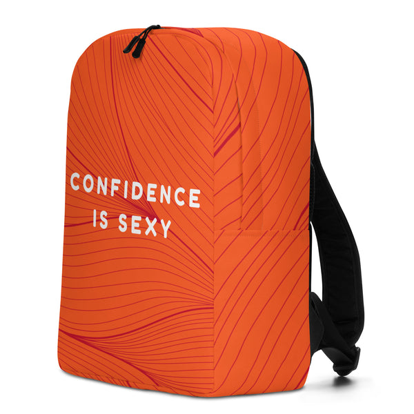  Confidence Is Sexy Minimalist Backpack by Queer In The World Originals sold by Queer In The World: The Shop - LGBT Merch Fashion