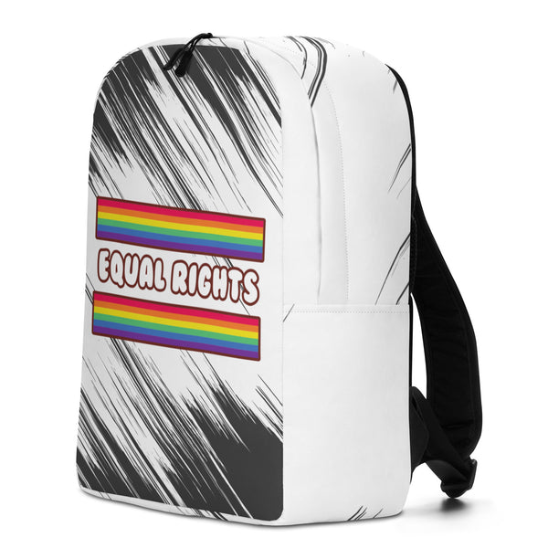  Equal Rights Minimalist Backpack by Queer In The World Originals sold by Queer In The World: The Shop - LGBT Merch Fashion