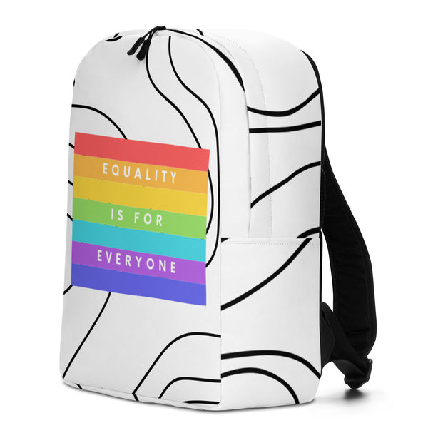  Equality Is For Everyone Minimalist Backpack by Queer In The World Originals sold by Queer In The World: The Shop - LGBT Merch Fashion