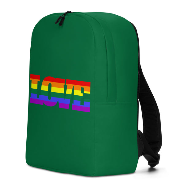  Gay Love Minimalist Backpack by Queer In The World Originals sold by Queer In The World: The Shop - LGBT Merch Fashion