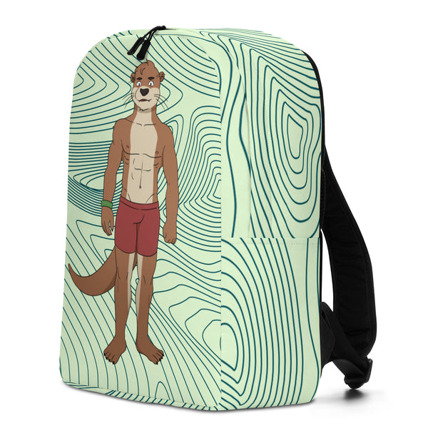  Gay Otter Minimalist Backpack by Queer In The World Originals sold by Queer In The World: The Shop - LGBT Merch Fashion