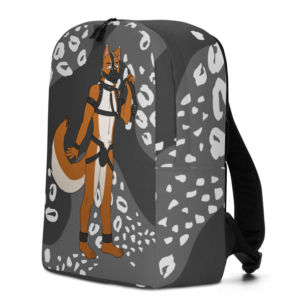  Gay Pup Minimalist Backpack by Queer In The World Originals sold by Queer In The World: The Shop - LGBT Merch Fashion