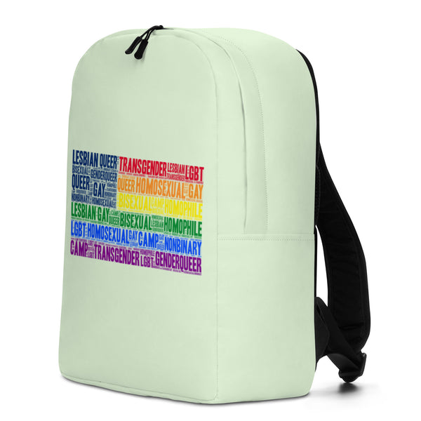  Gay USA Minimalist Backpack by Queer In The World Originals sold by Queer In The World: The Shop - LGBT Merch Fashion