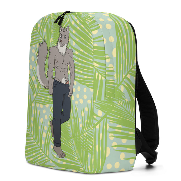  Gay Wolf Minimalist Backpack by Queer In The World Originals sold by Queer In The World: The Shop - LGBT Merch Fashion