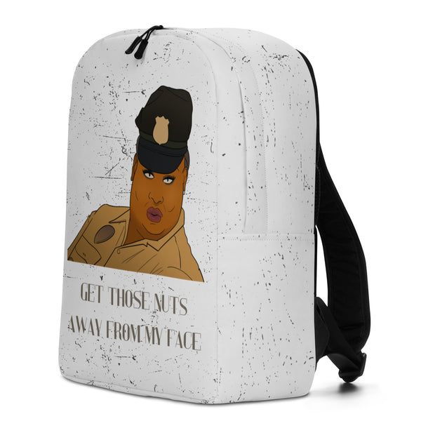  Get Those Nuts Away From My Face! (Latrice Royale) Minimalist Backpack by Queer In The World Originals sold by Queer In The World: The Shop - LGBT Merch Fashion