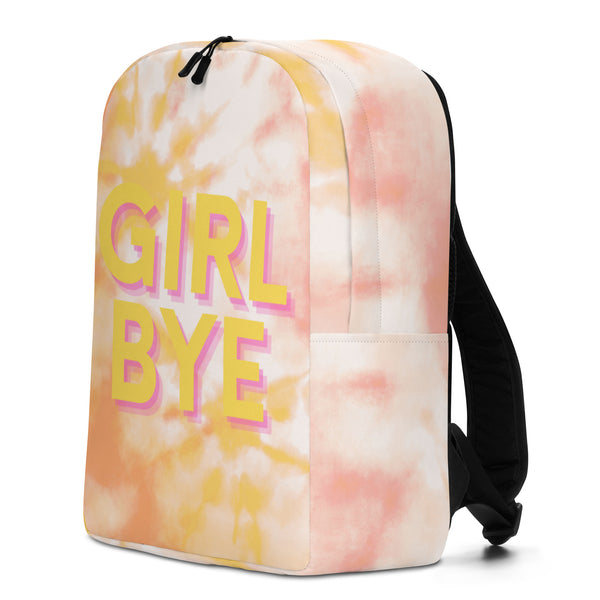  Girl Bye Minimalist Backpack by Queer In The World Originals sold by Queer In The World: The Shop - LGBT Merch Fashion