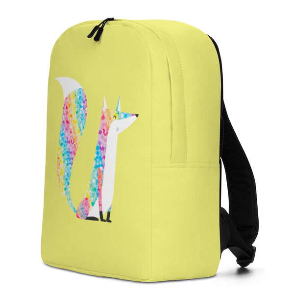  Glitter Fox Minimalist Backpack by Queer In The World Originals sold by Queer In The World: The Shop - LGBT Merch Fashion