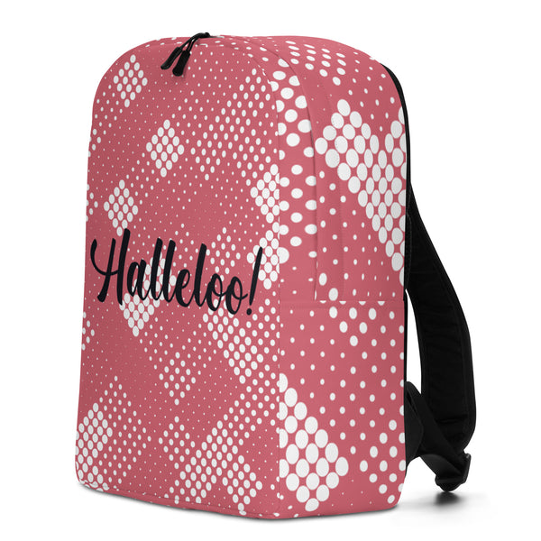  Halleloo! Minimalist Backpack by Queer In The World Originals sold by Queer In The World: The Shop - LGBT Merch Fashion