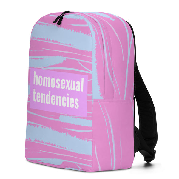  Homosexual Tendencies Minimalist Backpack by Queer In The World Originals sold by Queer In The World: The Shop - LGBT Merch Fashion