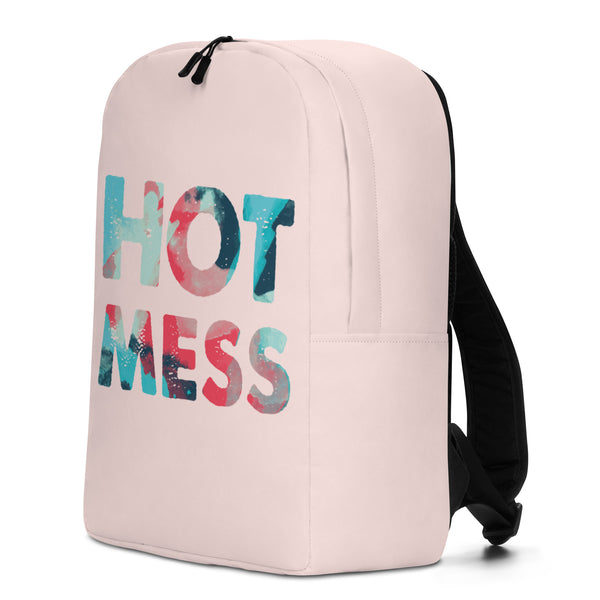  Hot Mess Minimalist Backpack by Queer In The World Originals sold by Queer In The World: The Shop - LGBT Merch Fashion