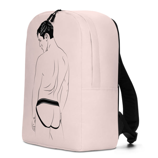  Jockstrap Minimalist Backpack by Queer In The World Originals sold by Queer In The World: The Shop - LGBT Merch Fashion