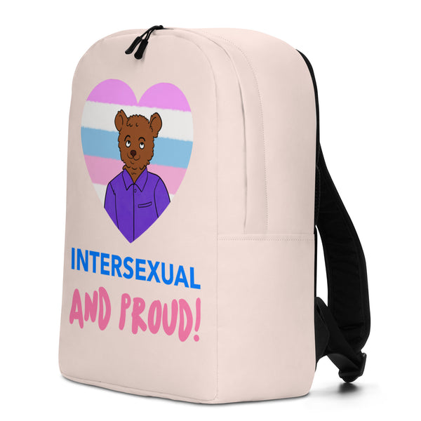  Intersexual And Proud Minimalist Backpack by Queer In The World Originals sold by Queer In The World: The Shop - LGBT Merch Fashion