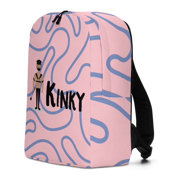  Kinky Minimalist Backpack by Queer In The World Originals sold by Queer In The World: The Shop - LGBT Merch Fashion