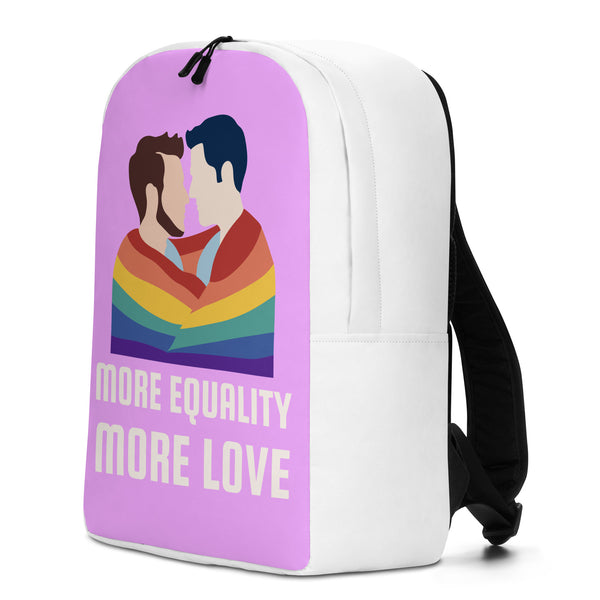  LGBT Couple Minimalist Backpack by Queer In The World Originals sold by Queer In The World: The Shop - LGBT Merch Fashion
