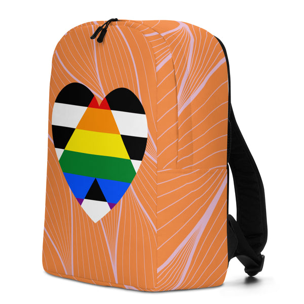  LGBTQ Ally Minimalist Backpack by Queer In The World Originals sold by Queer In The World: The Shop - LGBT Merch Fashion