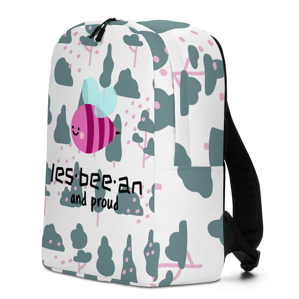  Les-Bee-An And Proud Minimalist Backpack by Queer In The World Originals sold by Queer In The World: The Shop - LGBT Merch Fashion