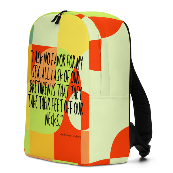  No Favor For My Sex Minimalist Backpack by Queer In The World Originals sold by Queer In The World: The Shop - LGBT Merch Fashion