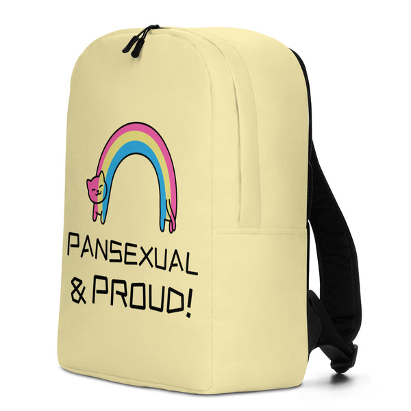 Pansexual & Proud Minimalist Backpack by Queer In The World Originals sold by Queer In The World: The Shop - LGBT Merch Fashion
