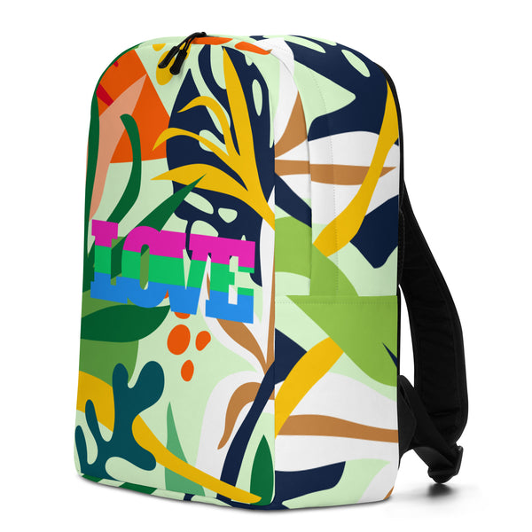  Polysexual Love Minimalist Backpack by Queer In The World Originals sold by Queer In The World: The Shop - LGBT Merch Fashion
