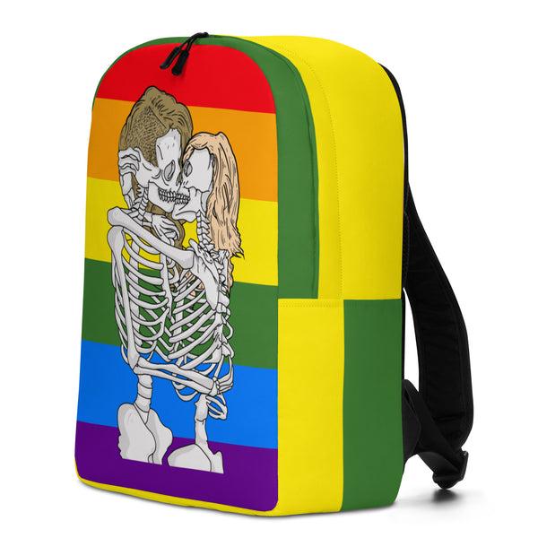  Queer Skeletons Minimalist Backpack by Queer In The World Originals sold by Queer In The World: The Shop - LGBT Merch Fashion