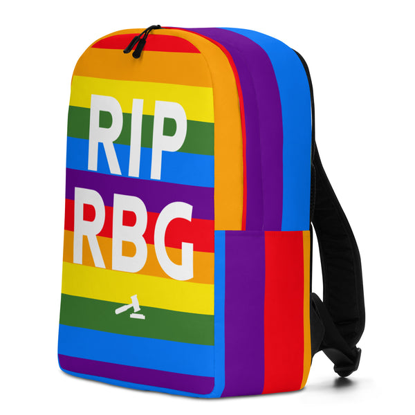  RIP RBG Minimalist Backpack by Queer In The World Originals sold by Queer In The World: The Shop - LGBT Merch Fashion