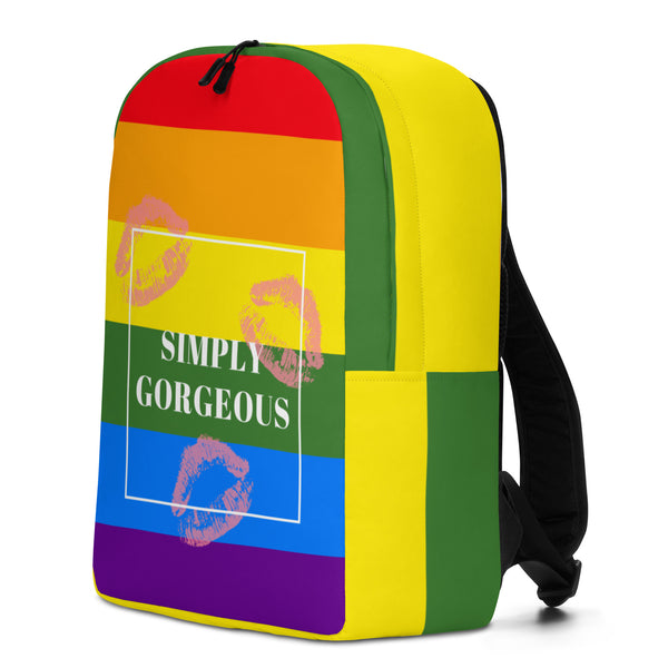  Simply Gorgeous Minimalist Backpack by Queer In The World Originals sold by Queer In The World: The Shop - LGBT Merch Fashion