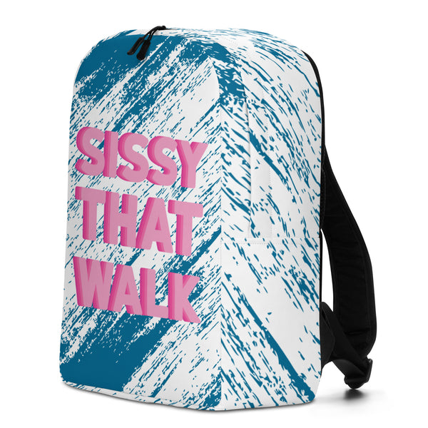  Sissy That Walk Minimalist Backpack by Queer In The World Originals sold by Queer In The World: The Shop - LGBT Merch Fashion