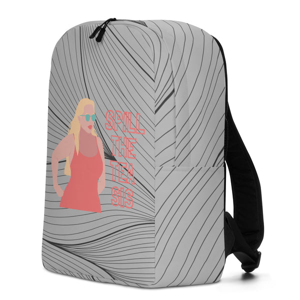  Spill the Tea Sis Minimalist Backpack by Queer In The World Originals sold by Queer In The World: The Shop - LGBT Merch Fashion