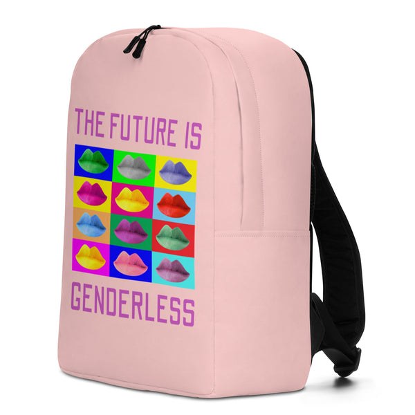  The Future Is Genderless Minimalist Backpack by Queer In The World Originals sold by Queer In The World: The Shop - LGBT Merch Fashion