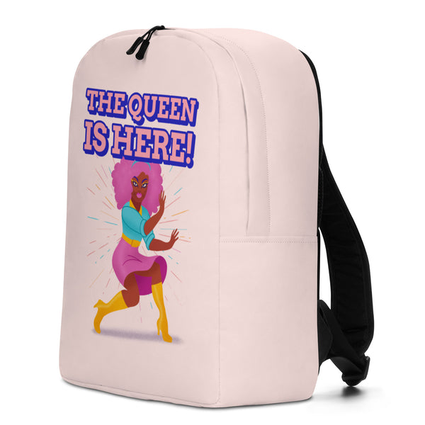  The Queen Is Here Minimalist Backpack by Queer In The World Originals sold by Queer In The World: The Shop - LGBT Merch Fashion