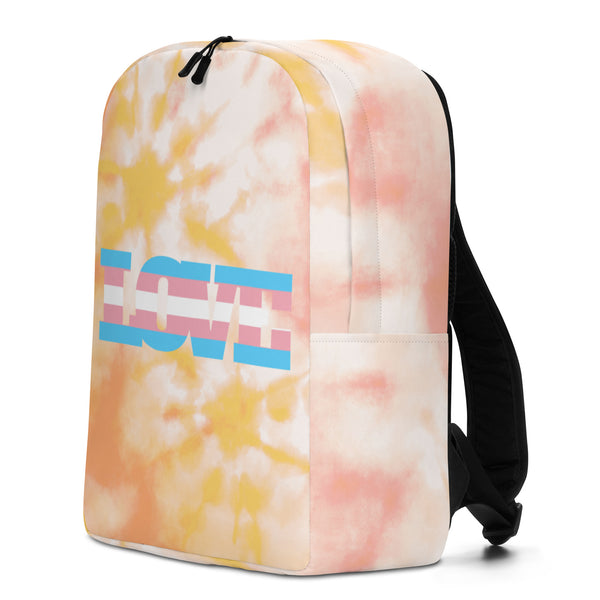  Transgender Love Minimalist Backpack by Queer In The World Originals sold by Queer In The World: The Shop - LGBT Merch Fashion