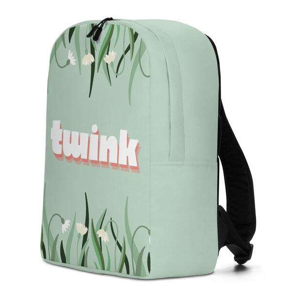  Twink Minimalist Backpack by Queer In The World Originals sold by Queer In The World: The Shop - LGBT Merch Fashion